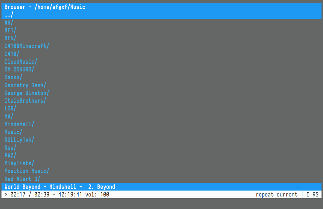 文件夹视图 一些别的音乐